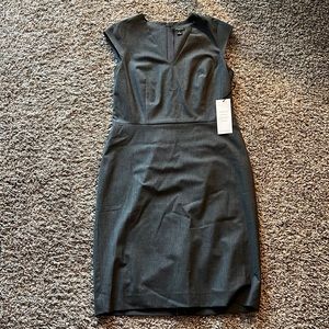 Ann Taylor Charcoal Grey Professional Dress Size 6P.